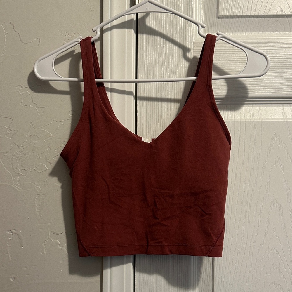 lululemon athletica wine tank top